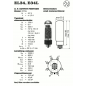 EL34 JJ Electronic - Daten und Sockelbelegung